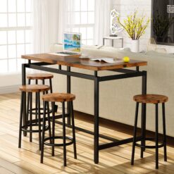 4-Person Dining Set – Classic Table with Four-Leg Design for Everyday Use