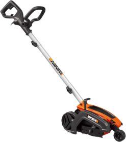 WORX WG896 12 Amp Electric Lawn Edger & Trencher – 7.5” Cutting Width, Orange & Black