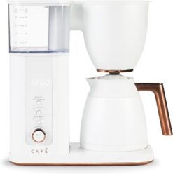 Café Specialty Drip Coffee Maker, 10-Cup Thermal Carafe, WiFi Enabled, Voice Control, SCA Certified, Matte White
