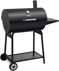 BBQ Classic – Royal Gourmet Barrel Charcoal Grill with Side Table