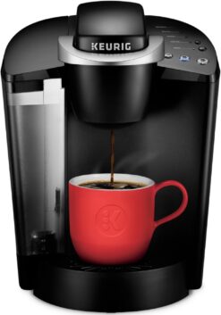 Keurig K-Classic Single Serve Coffee Maker – K-Cup Pod Brewer with 3 Brew Sizes & 48oz Removable Water Reservoir, Black