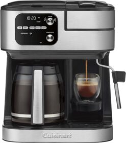 Cuisinart 4-in-1 Coffee & Espresso Maker – Single-Serve, Capsule Compatible, 12-Cup Carafe, Black