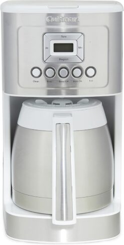 Cuisinart 12-Cup Coffee Maker with Thermal Carafe – Programmable Stainless Steel Drip Coffee Machine for Home & Office, Model DCC-3400NAS
