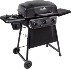 Char-Broil 3-Burner Propane Grill – Side Burner Included, Easy Ignition!