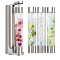 Drinkpod Fizzpod Soda Maker – Fizzy Drink Machine with 2 CO₂ Cylinders        4o