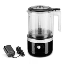 KitchenAid Cordless 5-Cup Food Chopper – Portable & Rechargeable Mini Food Processor for Chopping, Mixing & Pureeing