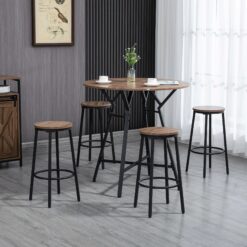 Perino 4-Person Dining Set – Stylish Table with Four-Leg Design for Modern Dining Spaces
