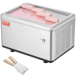 VEVOR Fried Ice Cream Roll Machine – 19.3" x 14.9" Stir-Fried Ice Cream Pan for Making Rolled Ice Cream, Commercial & Home Use        4o