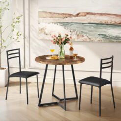 Kilwin 2-Person Dining Set – Compact & Stylish Table for Small Spaces