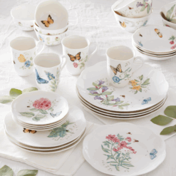 Butterfly Meadow 28-Piece Dinnerware Set – Elegant & Durable for Every Dining Occasion